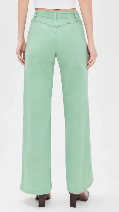 Free People Libre Wide Leg Jeans Cameo Green | Thumbnail 3