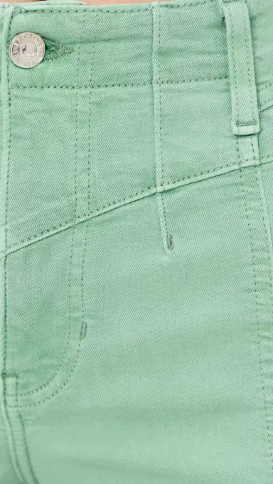 Free People Libre Wide Leg Jeans Cameo Green | Thumbnail 6