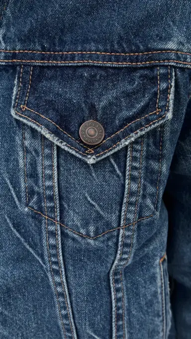 Polo Ralph Lauren 3x1 Rigid Denim Classic Trucker Jacket Meuse Wash M | Thumbnail 6