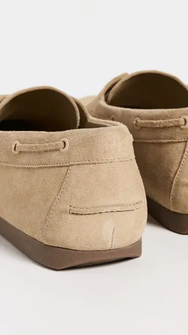 Vince Marin Suede Boat Shoes sand trail 9 | Thumbnail 3