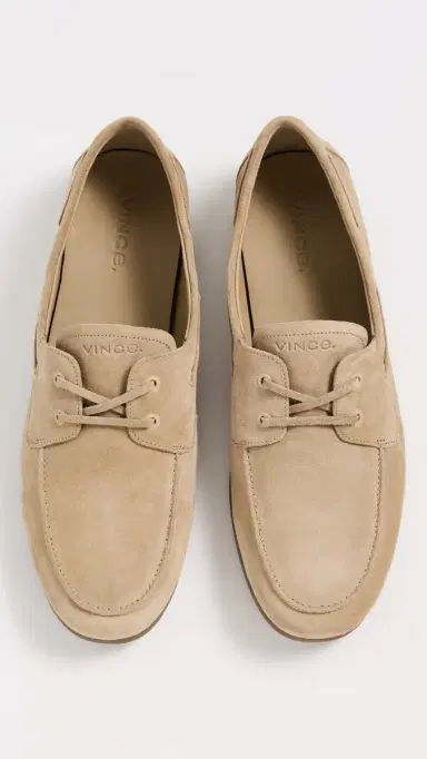 Vince Marin Suede Boat Shoes sand trail 9 | Thumbnail 4