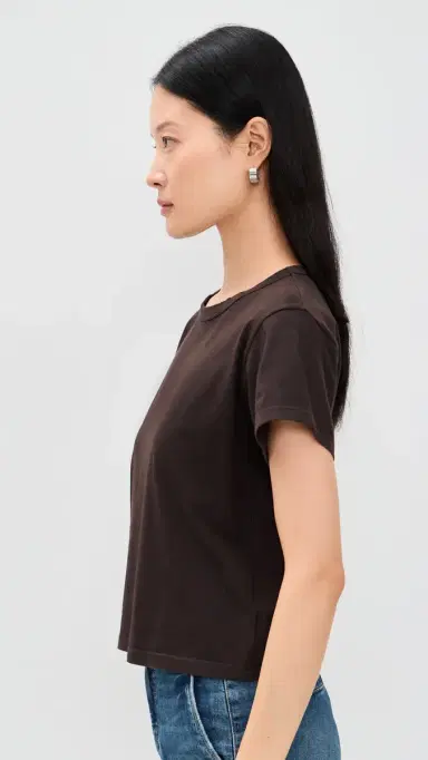 LESET The Margo Tee Chocolate S | Thumbnail 4