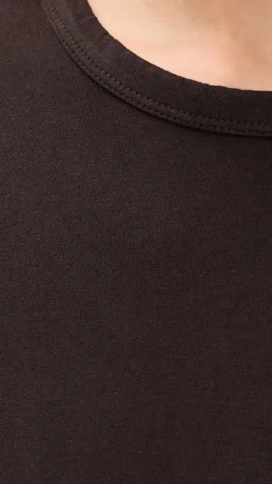 LESET The Margo Tee Chocolate S | Thumbnail 6