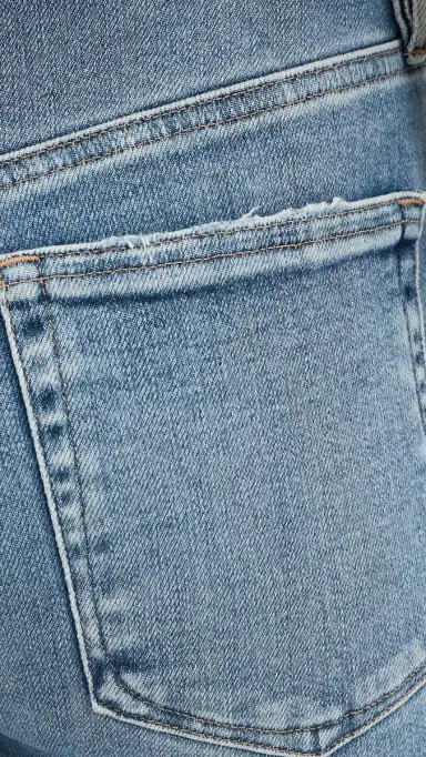 Good American Soft Tech Good True Straight Jeans Indigo14 | Thumbnail 6 Good American Soft Tech Good True Straight Jeans Indigo14 | Thumbnail 6