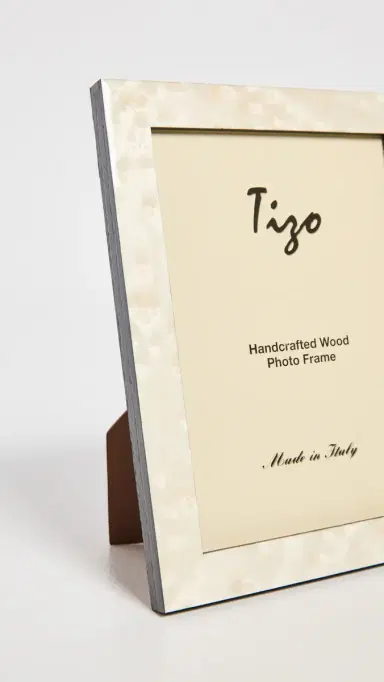 Tizo Design Italian White Burl Wood Frame 5x7 | Thumbnail 4