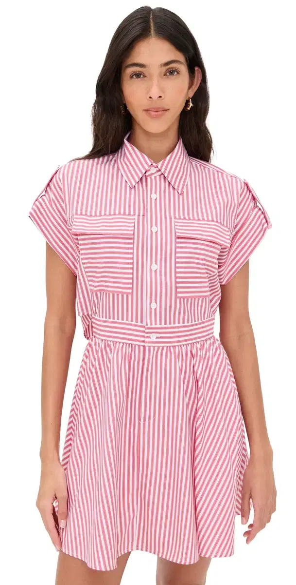 o.p.t o. p.t Rowe Dress Red tripes