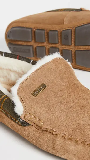 Barbour Suede Monty Slippers | Thumbnail 4