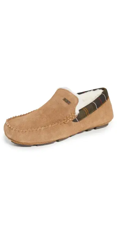 Barbour Suede Monty Slippers | Thumbnail 1