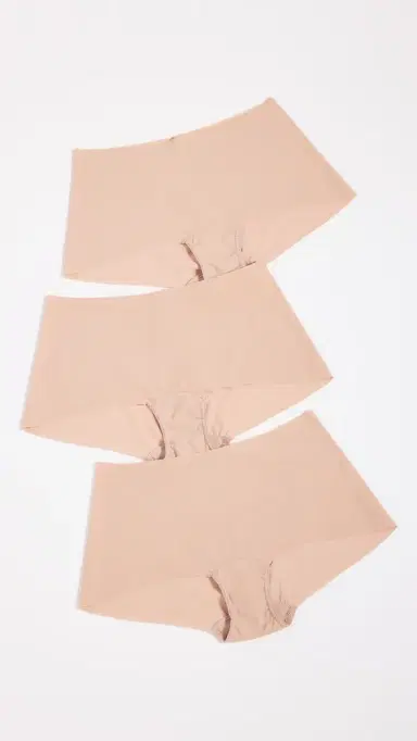 Hanky Panky Breathe oft Boy Shorts 3 Pack Taupe | Thumbnail 2