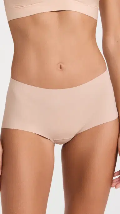 Hanky Panky Breathe oft Boy Shorts 3 Pack Taupe | Thumbnail 3