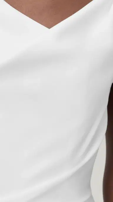 BLACK HALO Jacqueline Midi Dress Porcelain 8 | Thumbnail 6