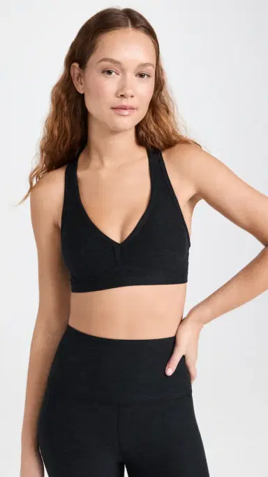 Beyond Yoga pacedye Lift Your pirits Bra Darkest Night | Thumbnail 2