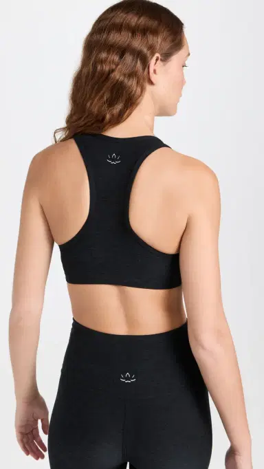 Beyond Yoga pacedye Lift Your pirits Bra Darkest Night | Thumbnail 3