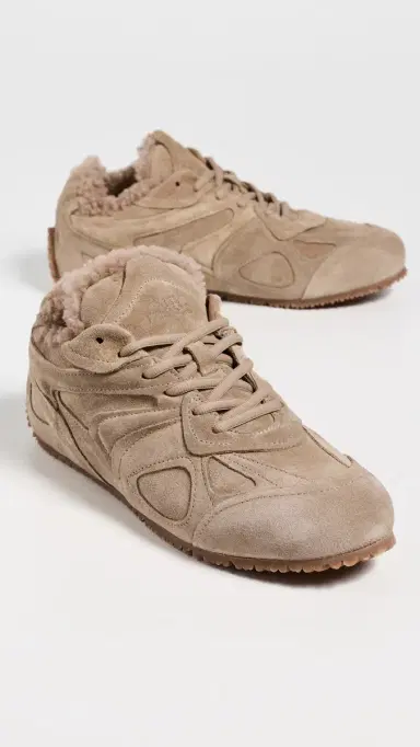 Axel Arigato Slow Shearling Sneakers Brown/Gum | Thumbnail 5 Axel Arigato Slow Shearling Sneakers Brown/Gum | Thumbnail 5