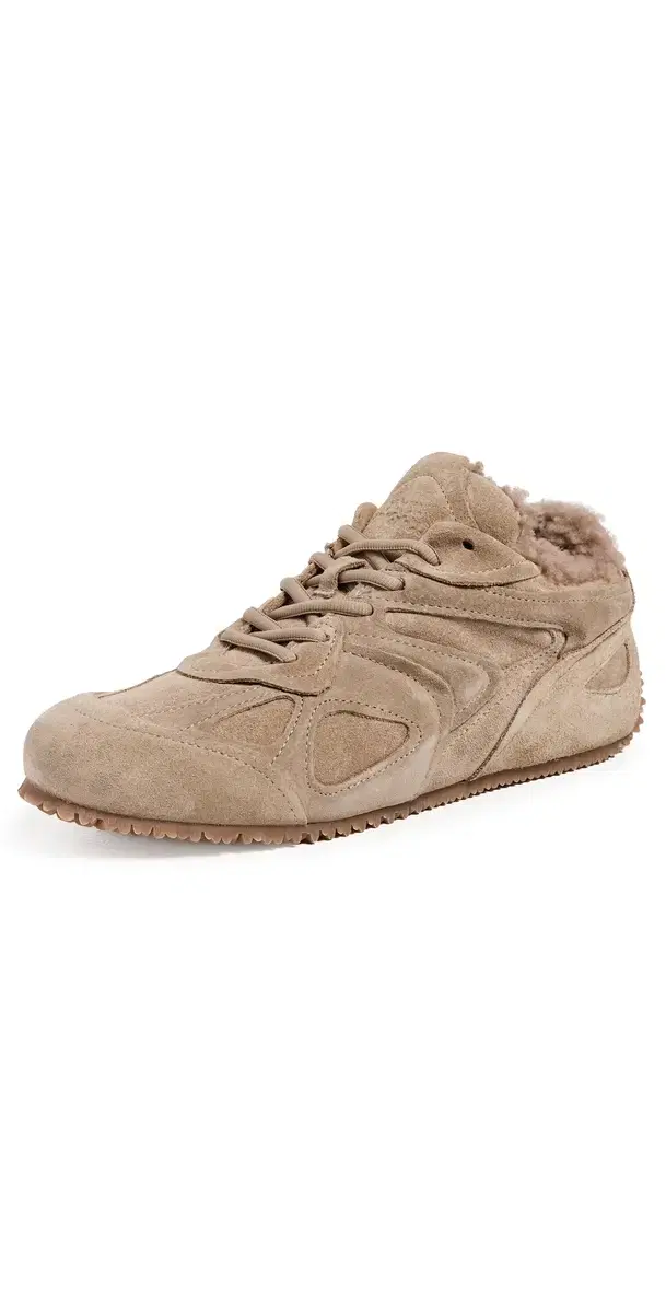 Slow Shearling Sneakers Brown/Gum