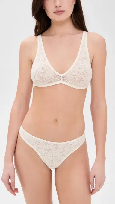 Eberjey Soft Stretch Recycled Lace Thong | Thumbnail 4