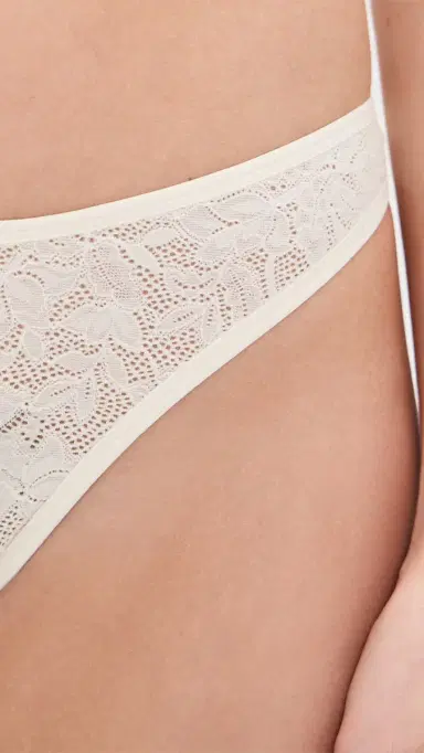 Eberjey Soft Stretch Recycled Lace Thong | Thumbnail 5