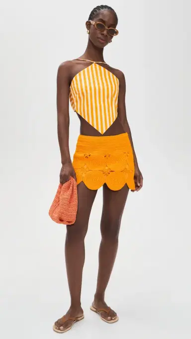 SIMONMILLER Beep Beep Miniskirt herbet Orange | Thumbnail 5 SIMONMILLER Beep Beep Miniskirt herbet Orange | Thumbnail 5