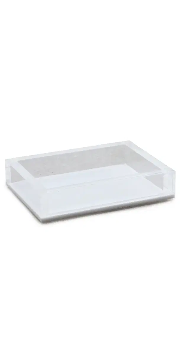 Tizo Design Acrylic Soap Dish Solid White One Size