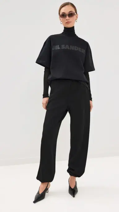 Jil Sander Crew Neck hort leeve Tee Black | Thumbnail 5 Jil Sander Crew Neck hort leeve Tee Black | Thumbnail 5