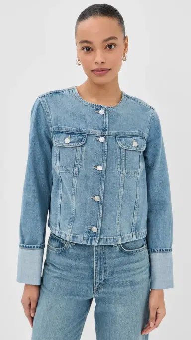 PAIGE Dean Denim Jacket Del Amo | Thumbnail 2
