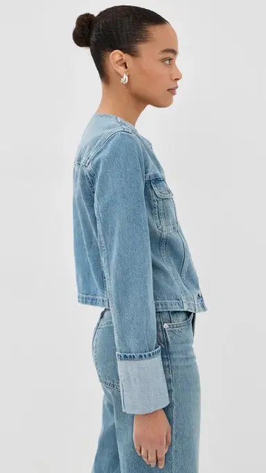 PAIGE Dean Denim Jacket Del Amo | Thumbnail 4