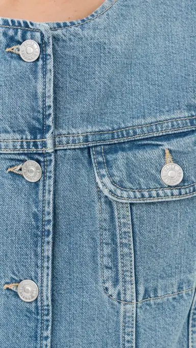 PAIGE Dean Denim Jacket Del Amo | Thumbnail 6