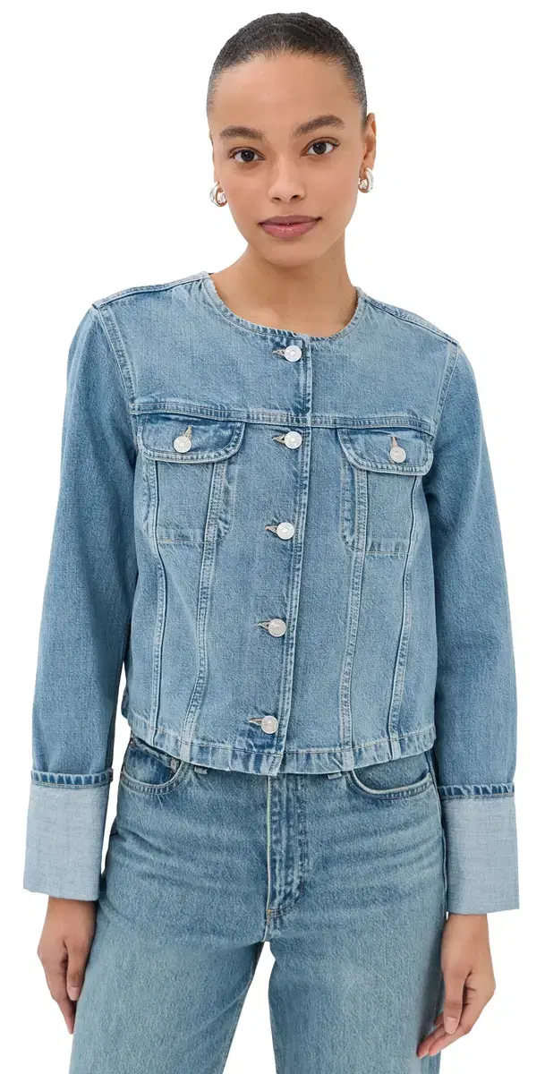 PAIGE Dean Denim Jacket Del Amo