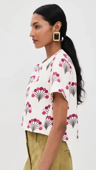 La DoubleJ La Scala Tee with Feathers Florette | Thumbnail 4 La DoubleJ La Scala Tee with Feathers Florette | Thumbnail 4