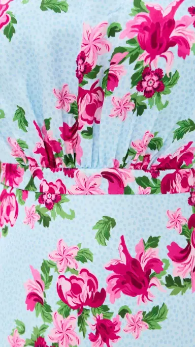 Saloni Fleur Dress Bellis Stripe Plmt 4 | Thumbnail 6