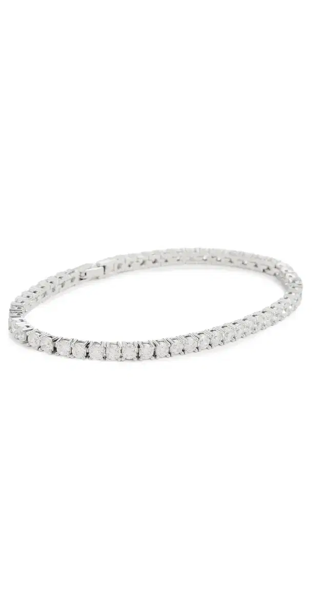 Bennett Silver Tennis Bracelet Silver One Size