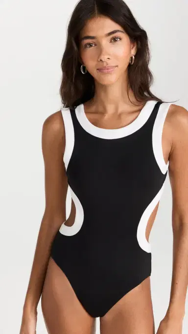 Staud Dolce One Piece Black/White S | Thumbnail 2