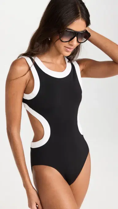Staud Dolce One Piece Black/White S | Thumbnail 5