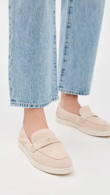 Tory Burch Ballet Sport Loafers Sand Dune 6 | Thumbnail 3
