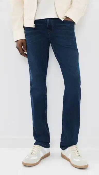 PAIGE Normandie Transcend Vintage Straight Jeans Jenkins | Thumbnail 2 PAIGE Normandie Transcend Vintage Straight Jeans Jenkins | Thumbnail 2