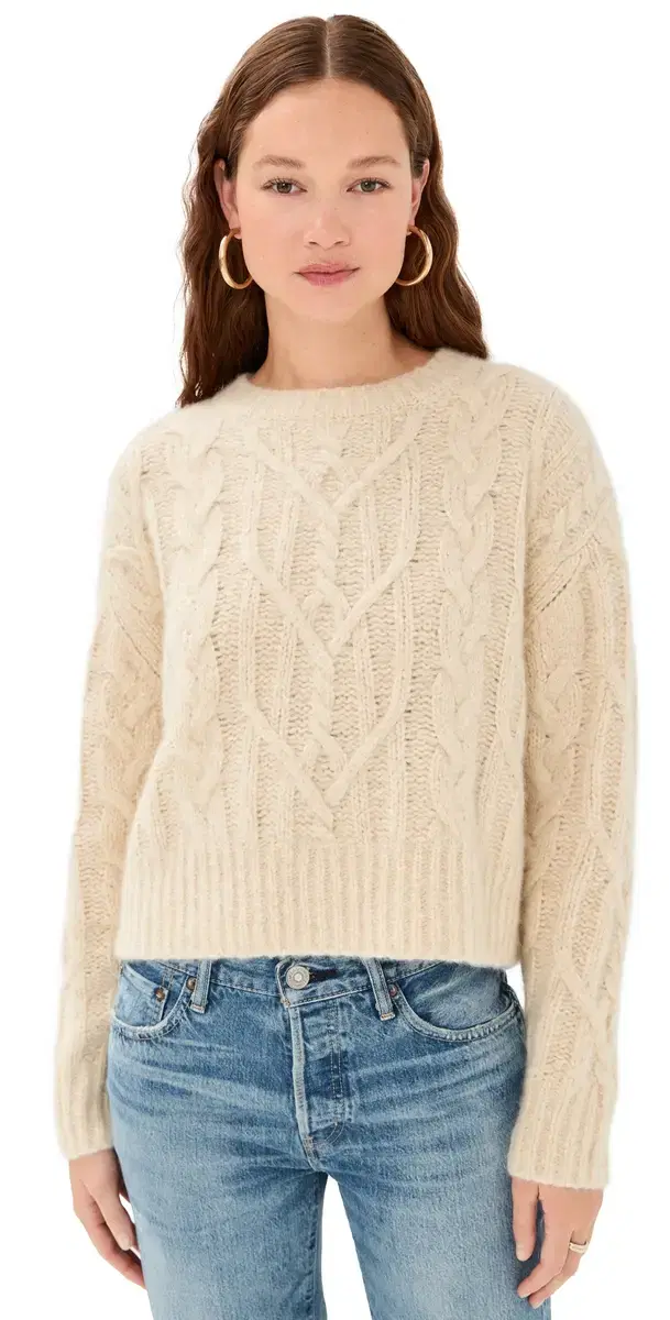 Ashley Cashmere Sweater Beige elange