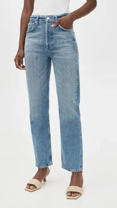 Citizens of Humanity Blaine High Rise Straight Jeans Perri 27 | Thumbnail 2