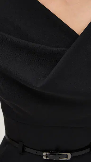 BLACK HALO 3/ Sleeve Jackie O Dress Black | Thumbnail 6