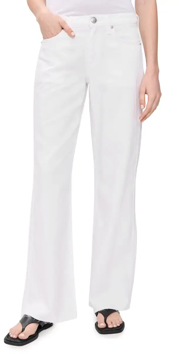 Featherweight Cam Full Straight Jeans White