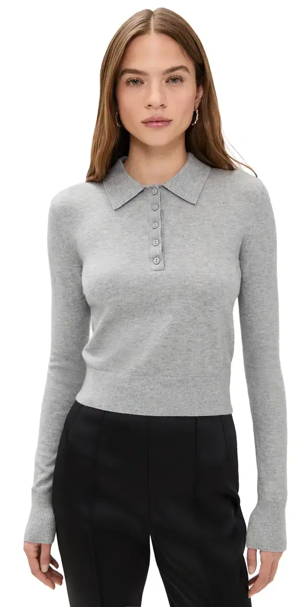 The Cleo Top Heather Grey
