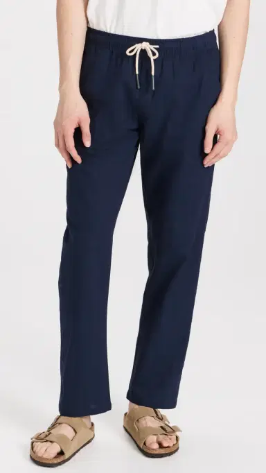 OAS Linen Pants Navy S | Thumbnail 2
