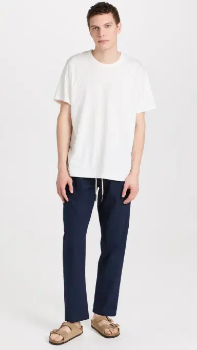 OAS Linen Pants Navy S | Thumbnail 5