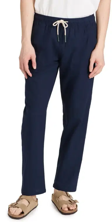 OAS Linen Pants Navy S | Thumbnail 1