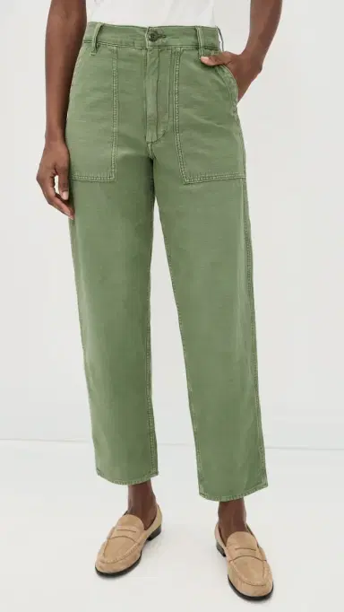 Polo Ralph Lauren Cotton Ricky Pants Olive 8 | Thumbnail 2 Polo Ralph Lauren Cotton Ricky Pants Olive 8 | Thumbnail 2