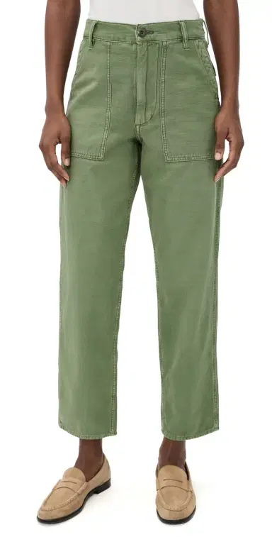 Polo Ralph Lauren Cotton Ricky Pants Olive 8 | Thumbnail 1 Polo Ralph Lauren Cotton Ricky Pants Olive 8 | Thumbnail 1