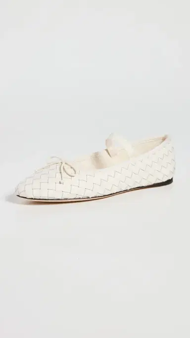 Loeffler Randall Leonie Soft Ballet Flats Cream 7 | Thumbnail 2