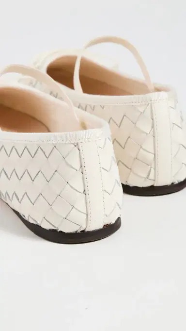 Loeffler Randall Leonie Soft Ballet Flats Cream 7 | Thumbnail 4