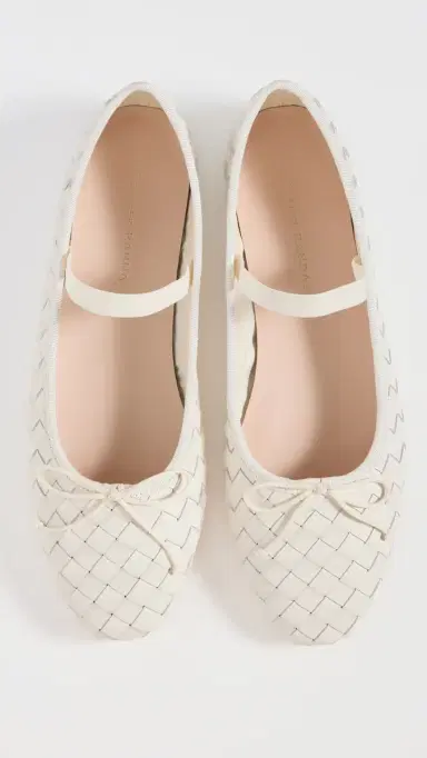 Loeffler Randall Leonie Soft Ballet Flats Cream 7 | Thumbnail 5