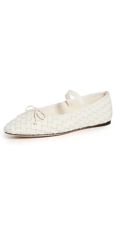 Loeffler Randall Leonie Soft Ballet Flats Cream 7 | Thumbnail 1