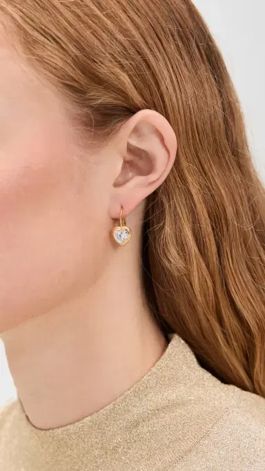 HART Bezel Heart Earrings | Thumbnail 3